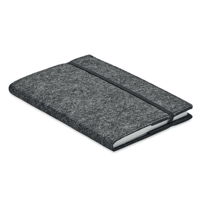 Conférencier personnalisable A4 en rPET FELTNOTE Gris foncé